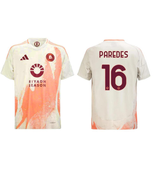 AS Roma 2024-25 Away Cream #16 PACreamES Replica Jersey