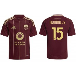 AS Roma 2024-25 Home Red #15 HUMMELS Replica Jersey