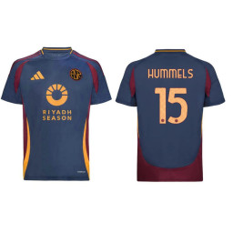 AS Roma 2024-25 Third Navy #15 HUMMELS Authentic Jersey