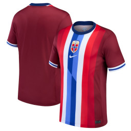 Men's Red Norway National Team 2024 Home Replica Soccer Jersey