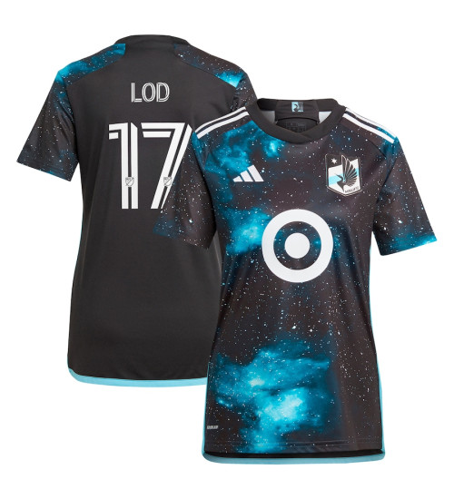 Women's Robin Lod Black Minnesota United FC 2024 Starry Night Replica Player Jersey